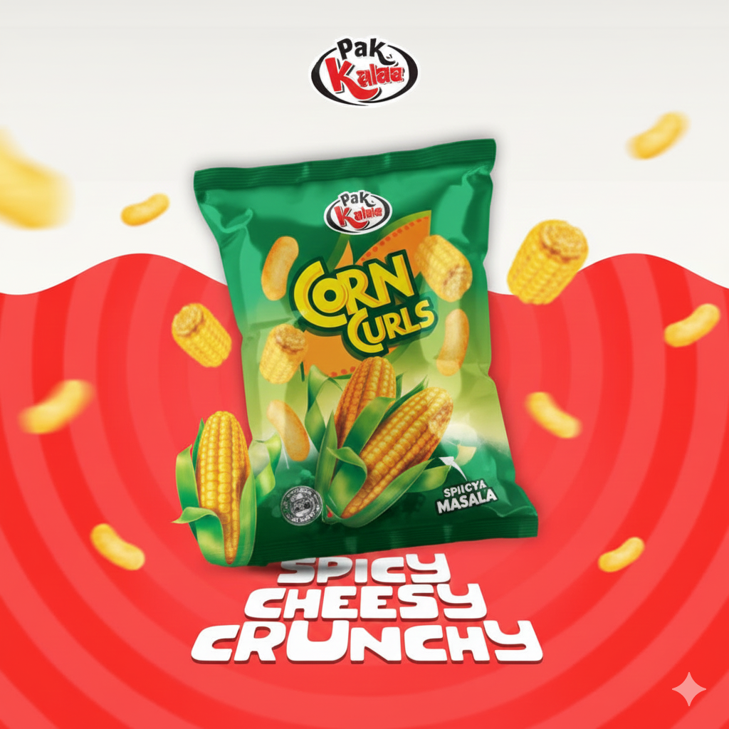 Pak Kashmir Corn Curls – Spicy Masala Rs50