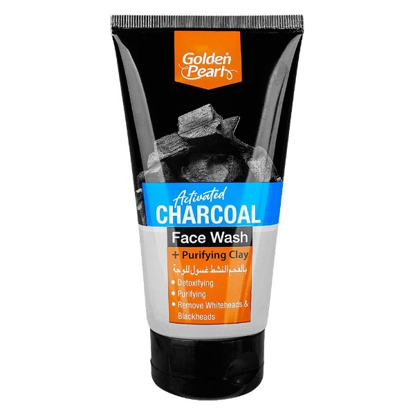 Golden Pearl Activated Charcoal + Purifying Clay Face Wash – 150ml