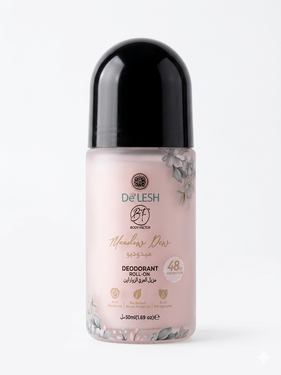 De’LESH Meadow Dew Deodorant Roll-On – 50ml