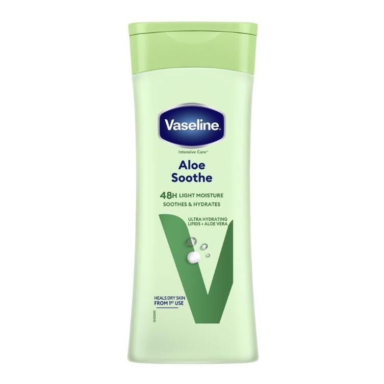 Vaseline Aloe Fresh Lotion, Lipids + Aloe Vera, For Dry Skin, 100ml