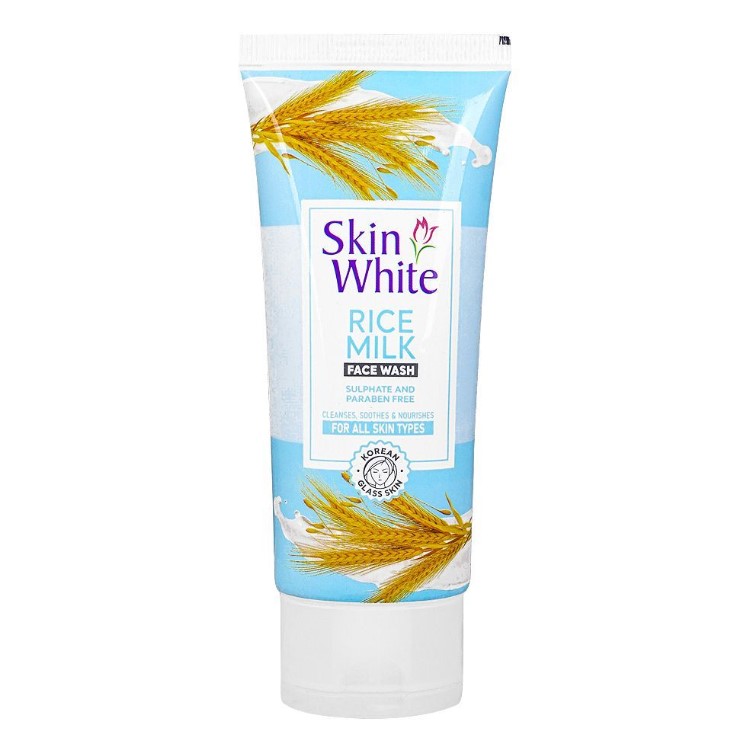 Skin White Rice Milk Face Wash – 100g