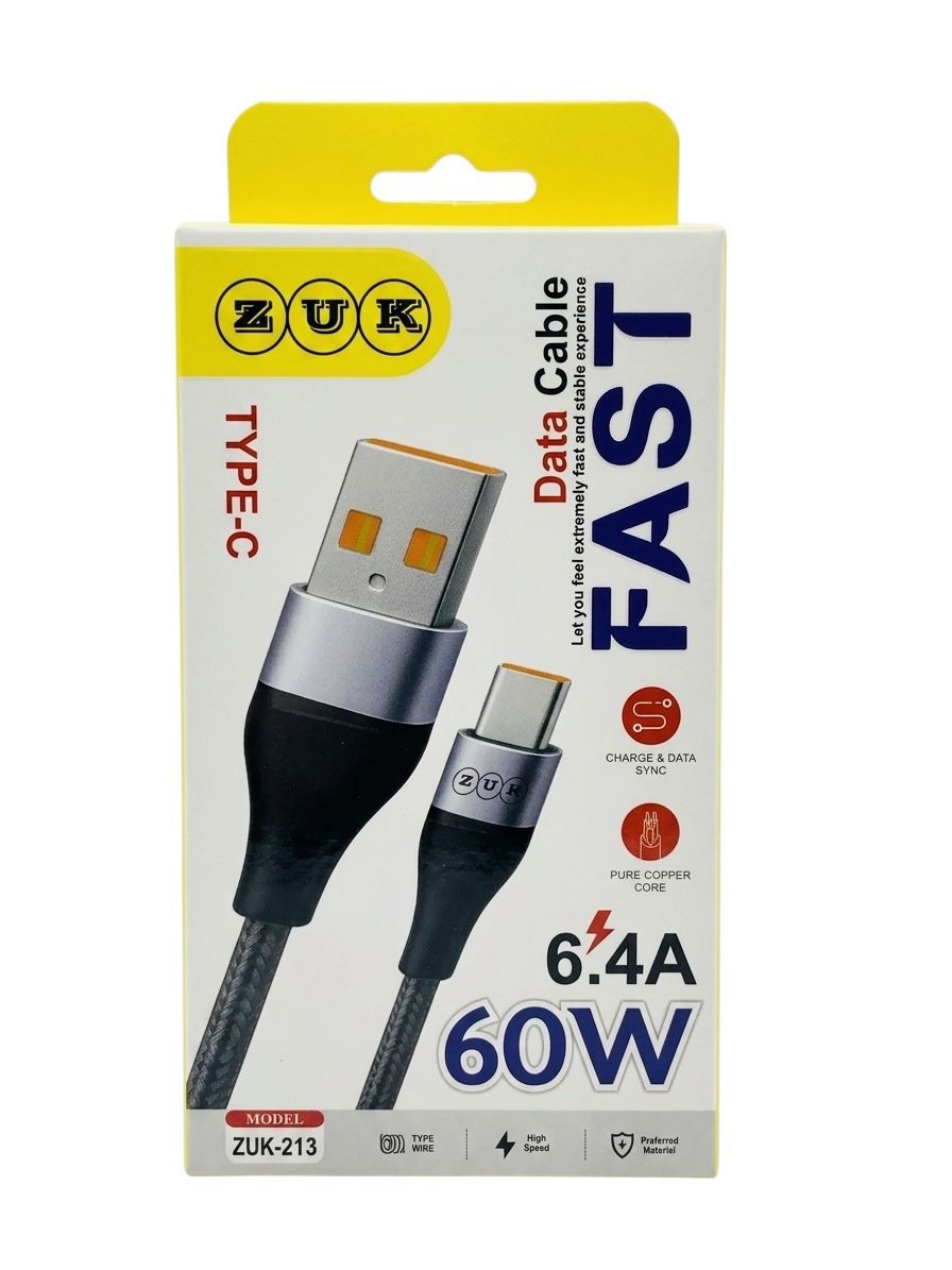 ZUK-213 60W Fast Data Cable (Type-C)