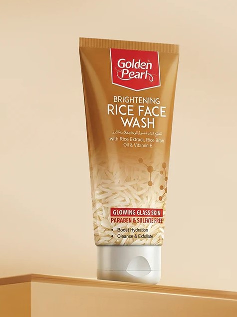 Golden Pearl Brightening Rice Face Wash – 75ml