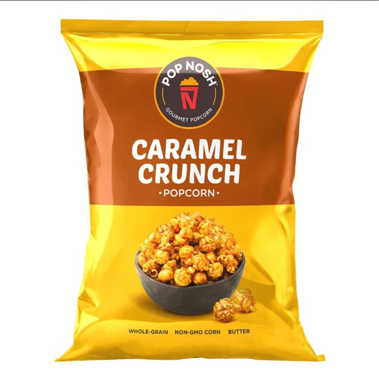 Pop Nosh Caramel Crunch Pop Corn, 60g