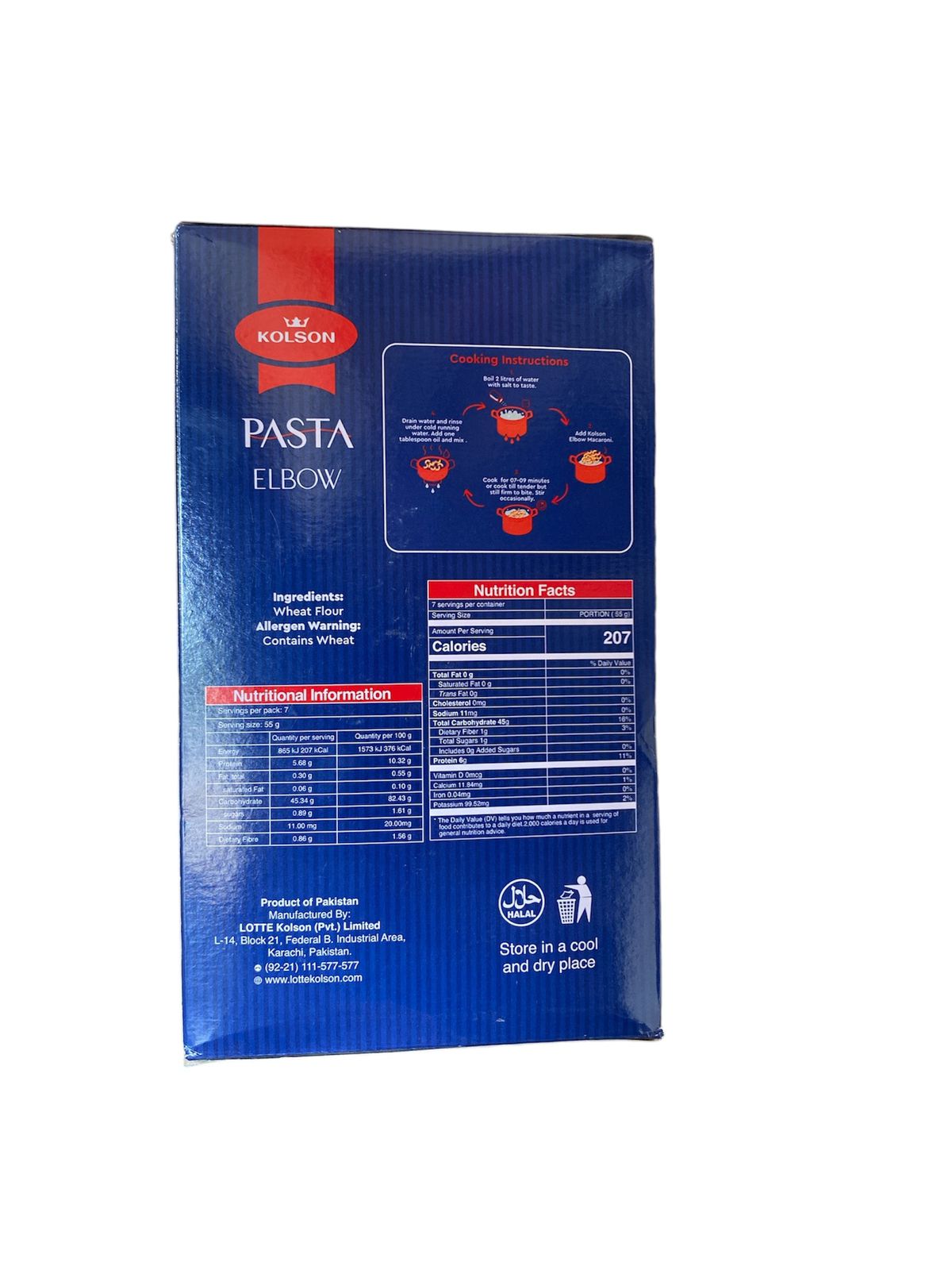 Kolson Elbow Macaroni - 400g