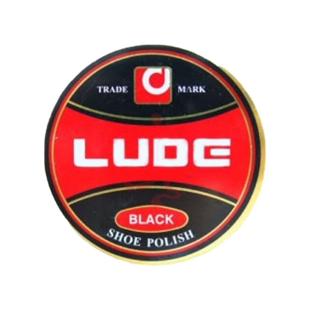 Lude Black Shoe Polish 40ml