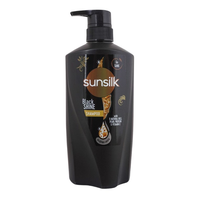 Sunsilk Black Shine 5 Natural Oil, Pearl Protein &amp;amp;amp;amp; Vitamin E Shampoo, 660ml