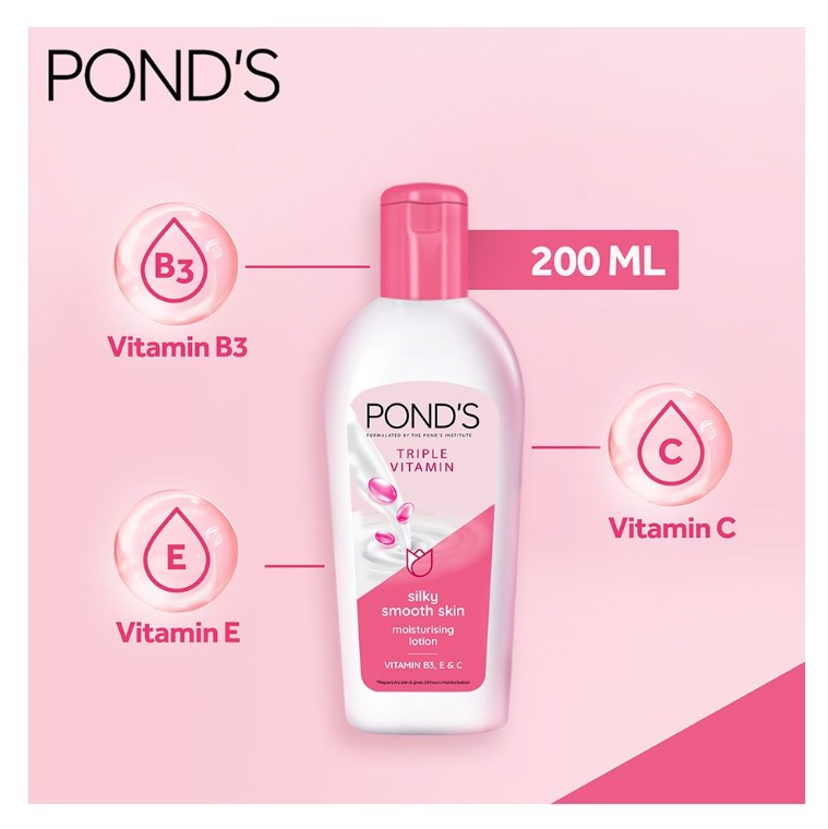 Pond's Triple Vitamin Moisturizing Lotion – 200ml