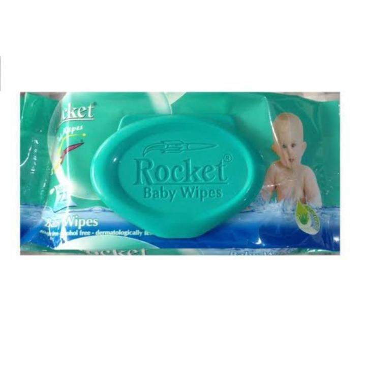 Rocket Baby Wipes 72 Wipes in a Pack