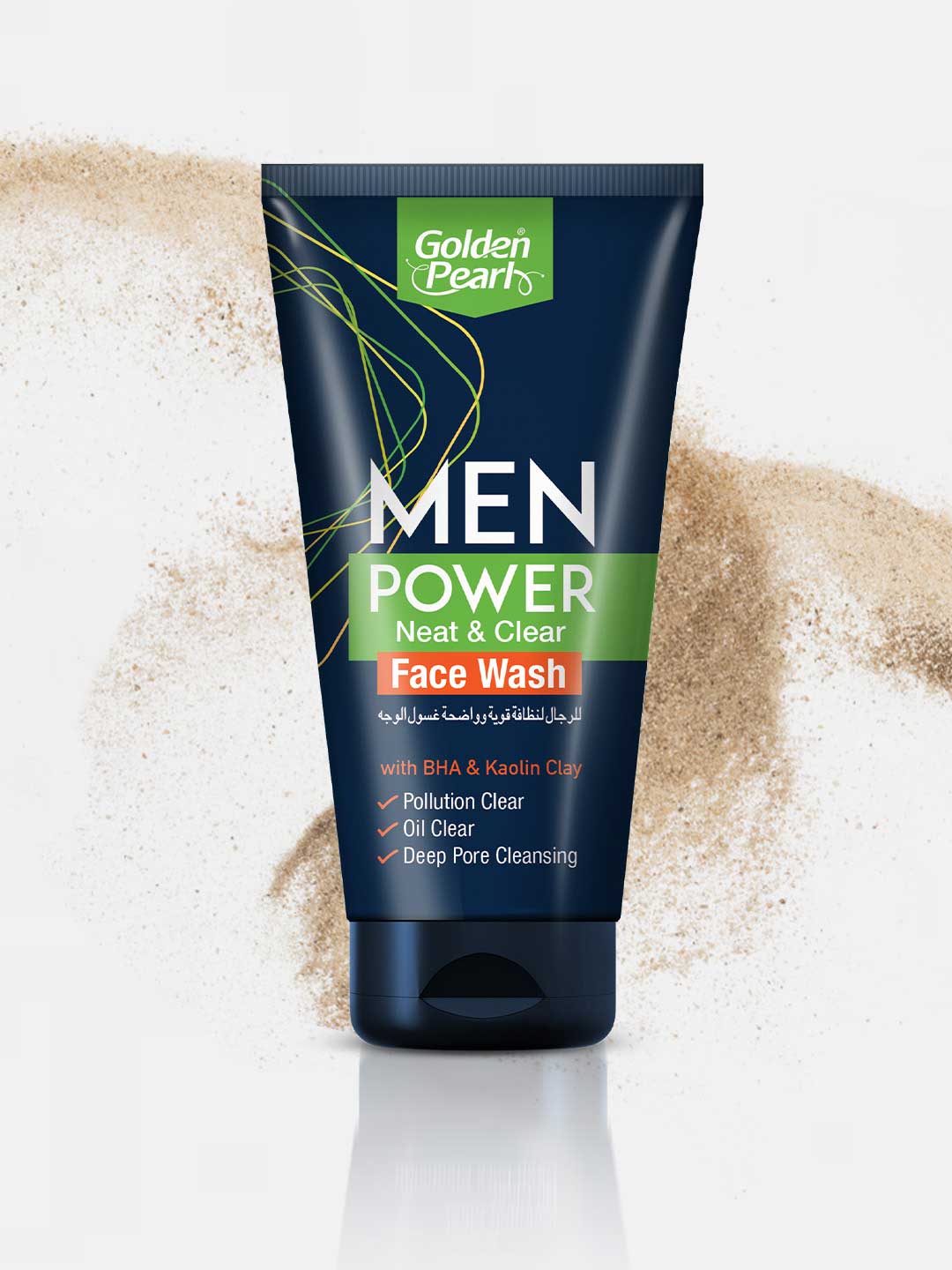 Golden Pearl Men Power Neat &amp;amp;amp;amp;amp; Clear Face Wash 75ml