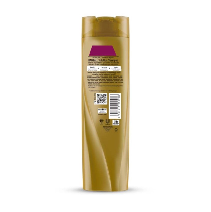 Sunsilk Hair Fall Solution Argan Oil, Soy Protein &amp; Vitamin E Shampoo, 360ml