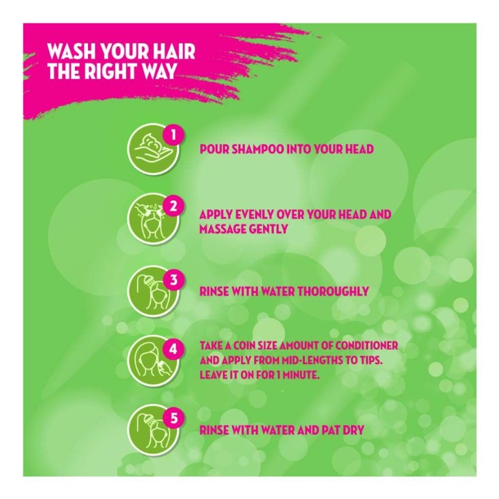 Sunsilk Long &amp; Healthy Biotin Milk Protein &amp; Aloe + Almond Oil Shampoo, 360ml