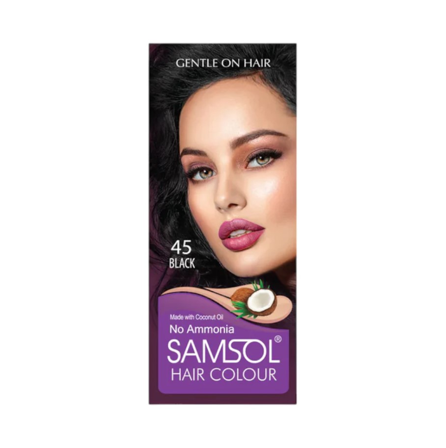 SAMSOL HAIR COLOR BLACK 45 50ML