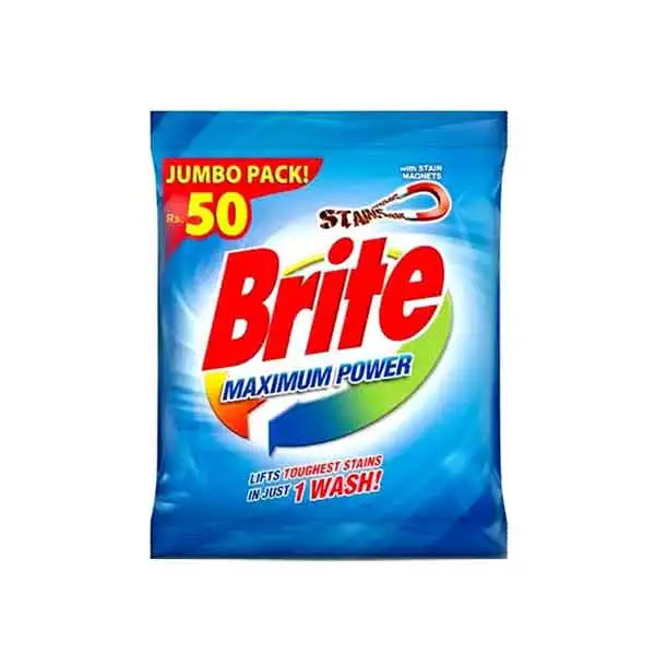 Brite Maximum Power Detergent Powder, 35g
