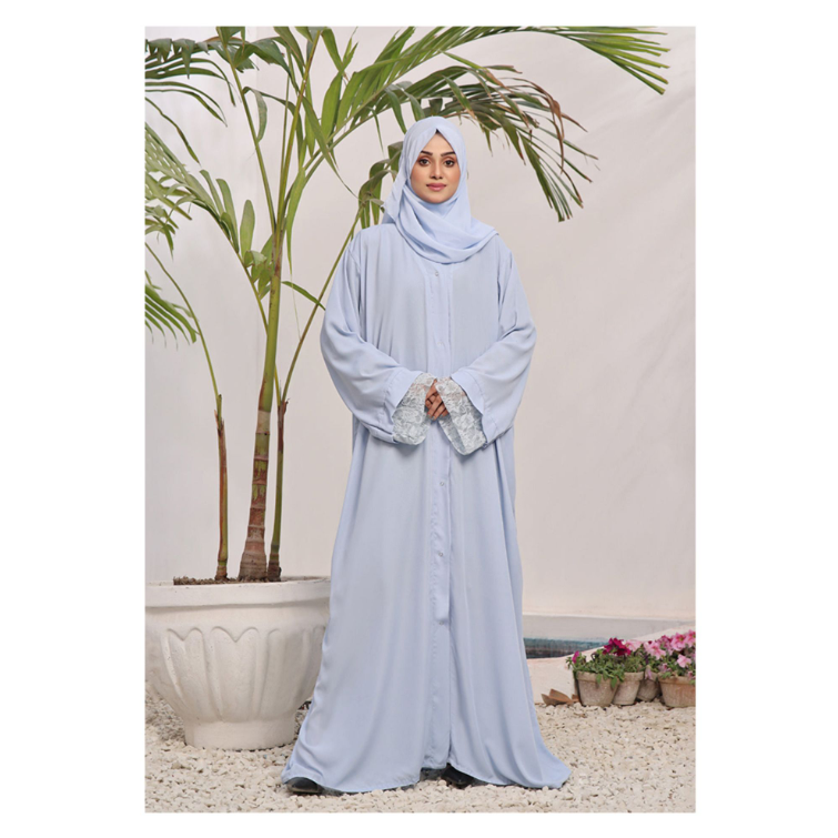 Affinity Light Blue Abaya