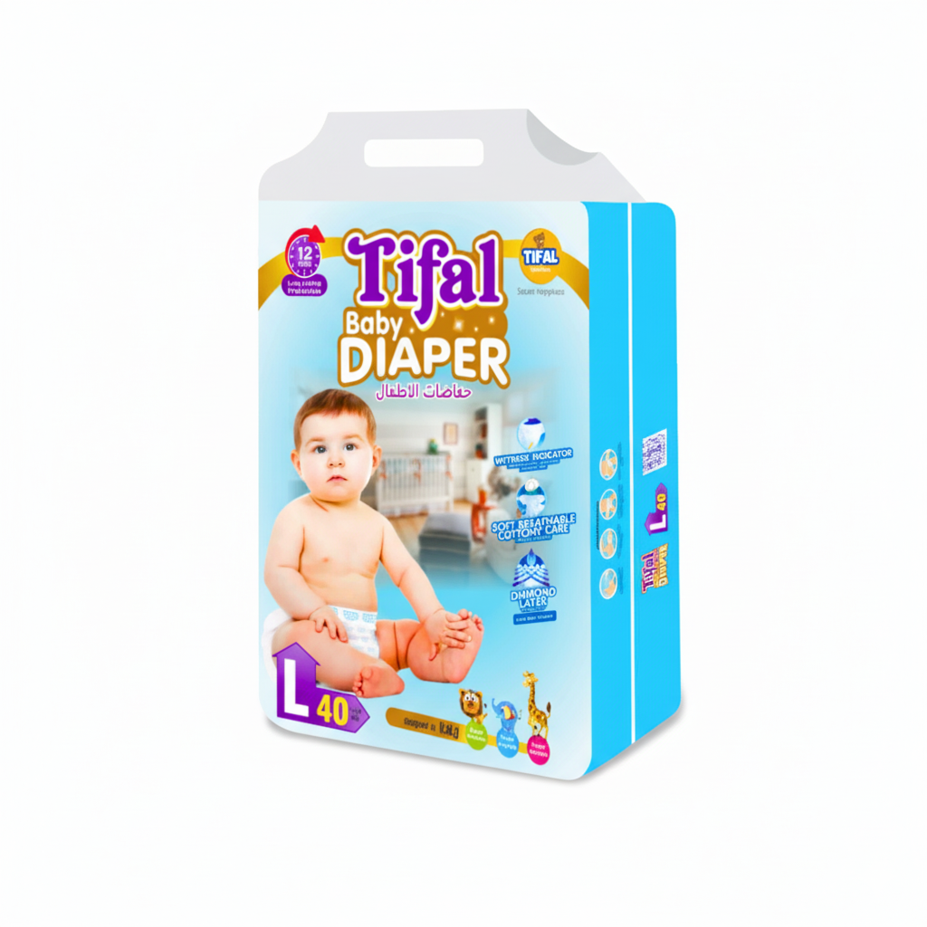 Tifal Baby Diapers Large Economy – 40 Pcs