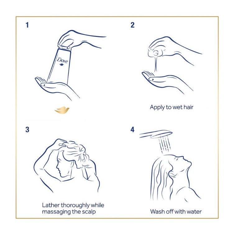 Dove Hair Fall Rescue Shampoo – 650ml