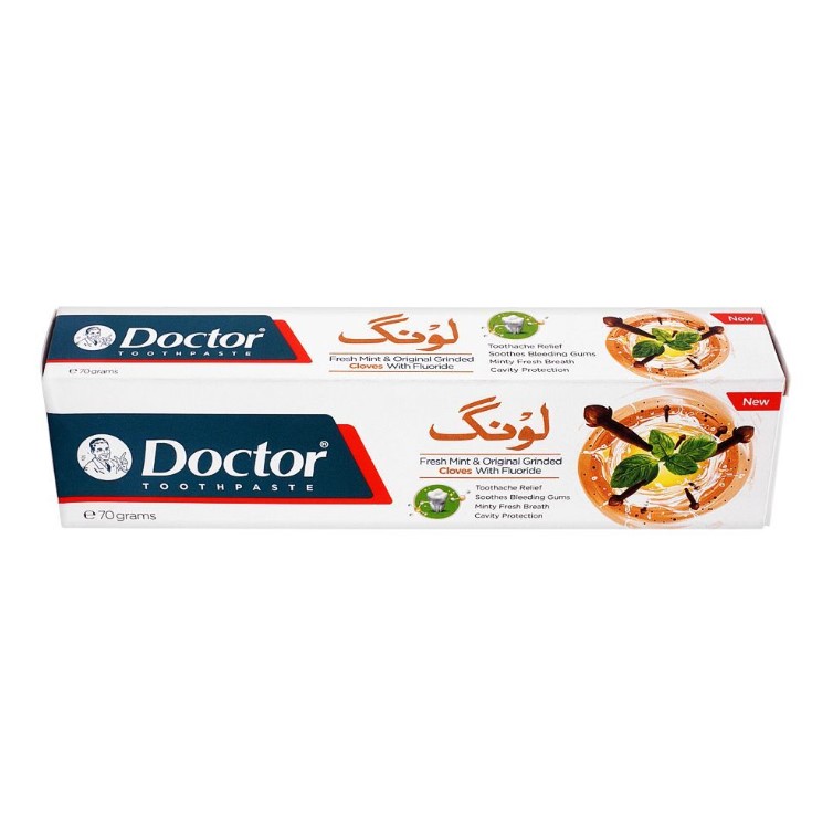 Doctor Fresh Mint &amp; Original Grinded Cloves Fluoride Toothpaste, 70g