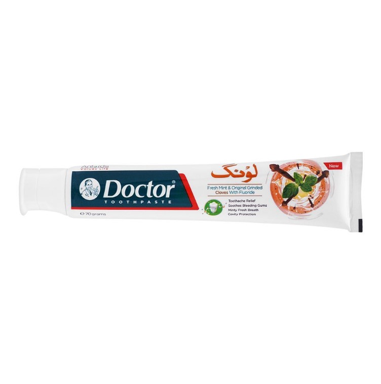 Doctor Fresh Mint &amp; Original Grinded Cloves Fluoride Toothpaste, 70g
