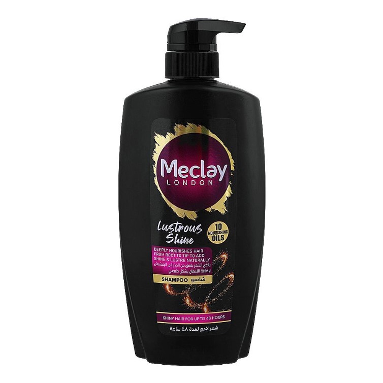 Meclay London 10 Nourishing Oils Lustrous Shine Shampoo, For Shiny Hair, 660ml