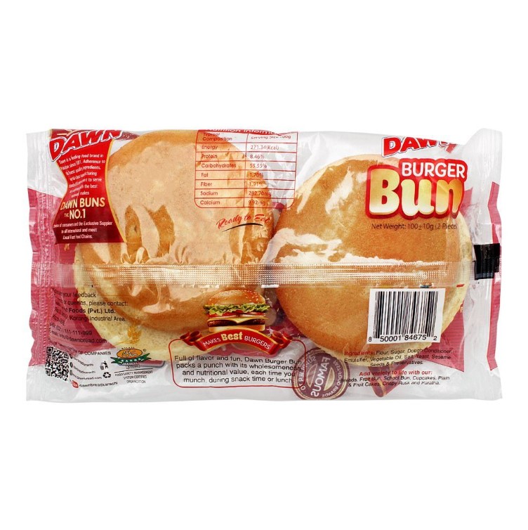Dawn Twin Burger Buns, 2-Pack
