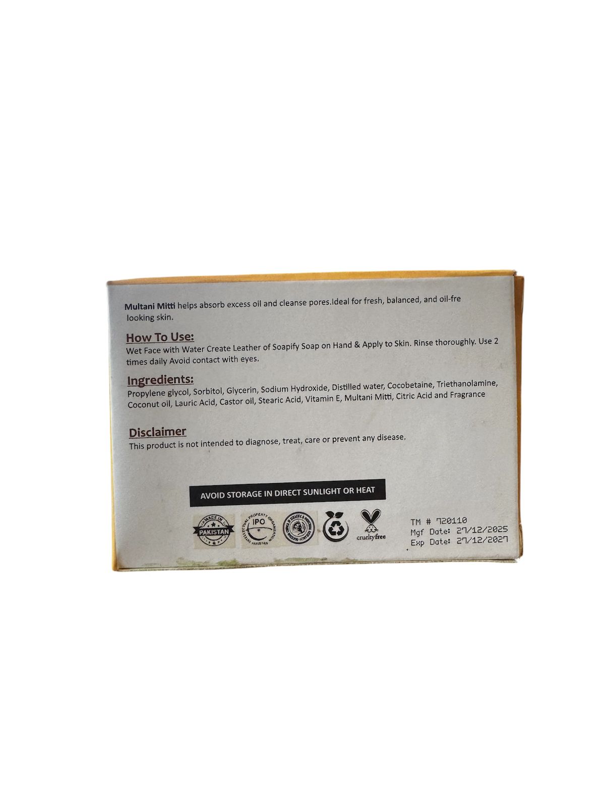 Soapify Multani Mitti Handmade Soap