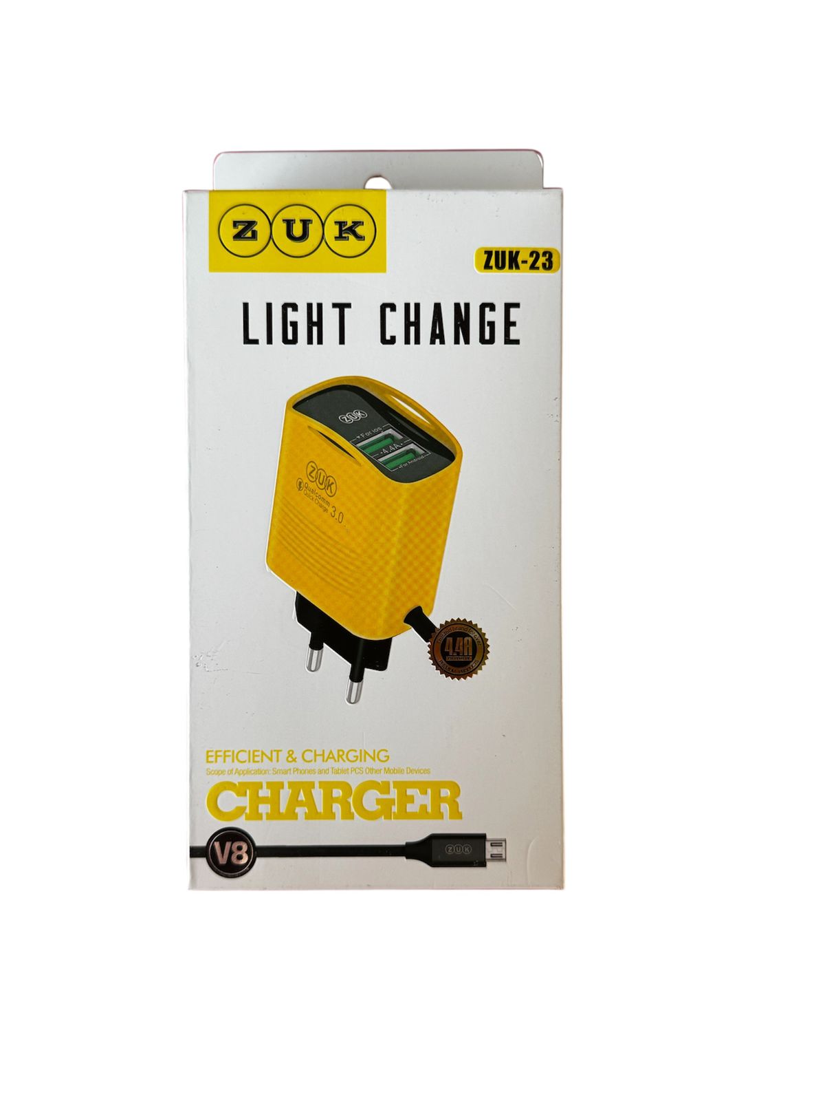 ZUK-23 Light Change Fast Charger (4.4A)