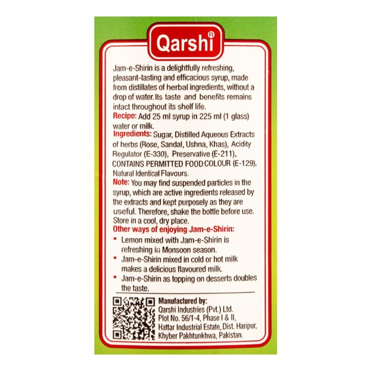 Qarshi Jam-E-Shirin – Big 3-Liter