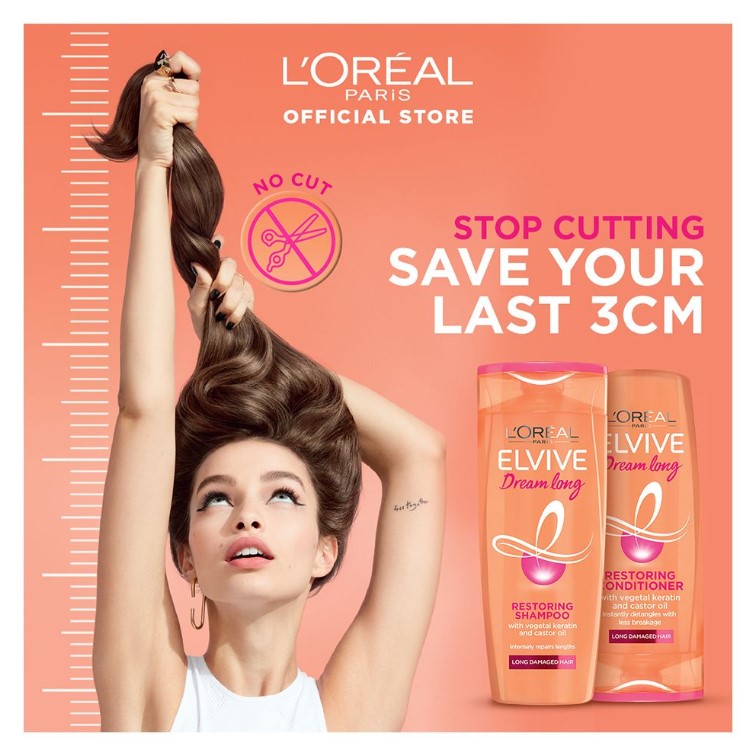 LOreal Paris Dream Long Restoring Shampoo – 360ml